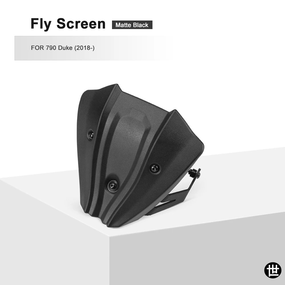 ブランド登録なし - フライス嚠喨たる 自動二輪車付属品 790 公爵 2018-2023 2024 2025 フロントミニウインドシールドフェアリングウインドスクリーン