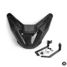 ホンダ XL750 トランザルプ 2023 2024 用 ノーズフェアリングカウルエクステンションホイールカバー XL 750 トランザルプ バイクフロントビークフェンダーエク_3