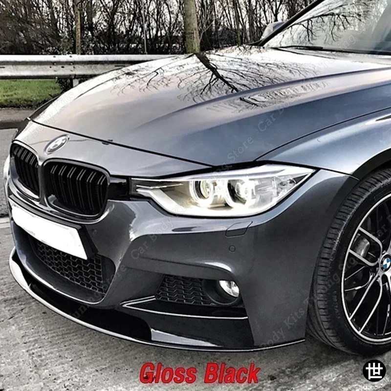 BMW F30 F31 F35 Mスポーツ 2012-2018用 フロントバンパースプリッター