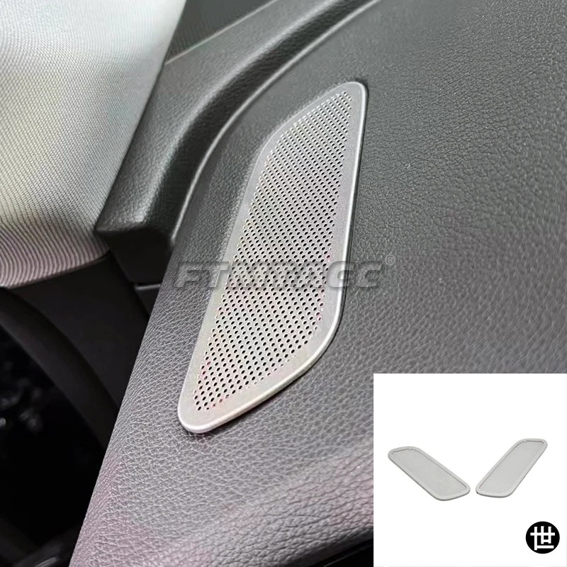 品 アウディ Q8 2019-2023用  インテリア オーディオ スピーカー フロント リーディングランプ ラウドスピーカー デコレーション カバー ステッカー ア | ブランド登録なし | 03