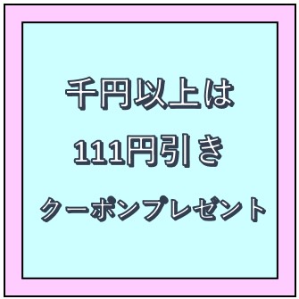 DerizoNetStoreの「1000円以上のクーポン」のクーポン