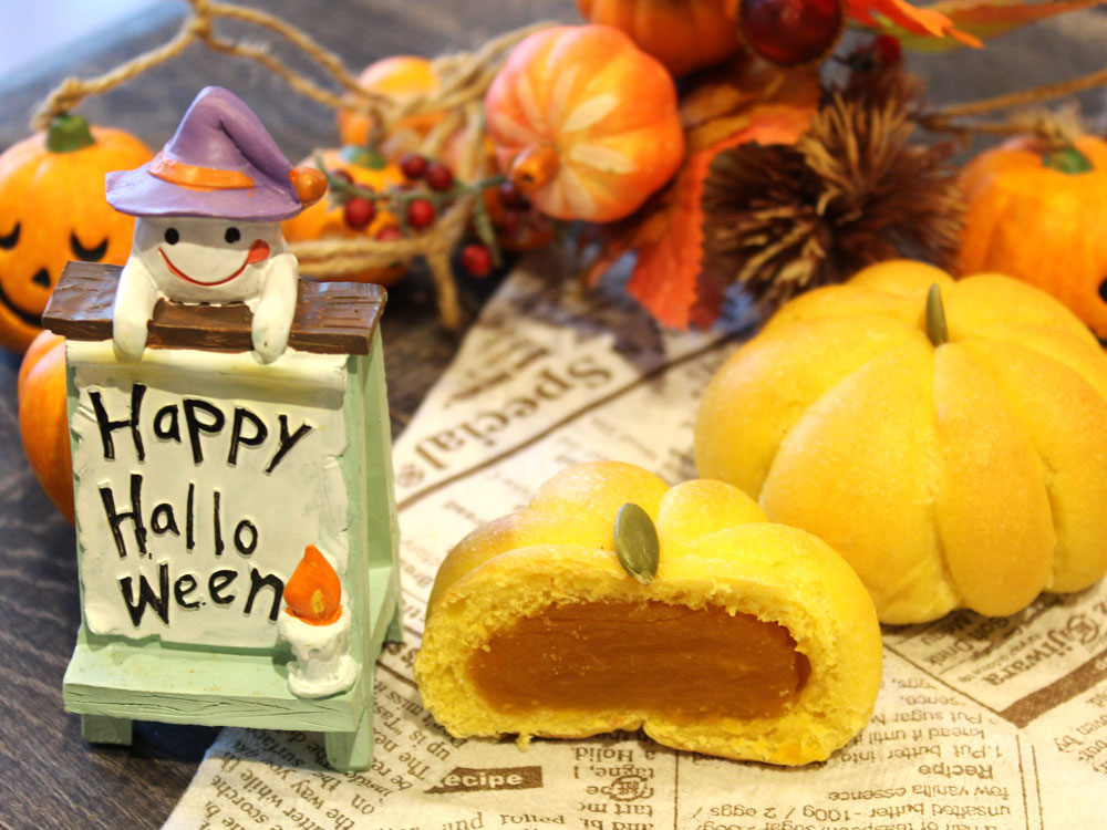 ハロウィン特集,Halloween,ハロウィンレシピ,かぼちゃのパン,かぼちゃのお菓子
