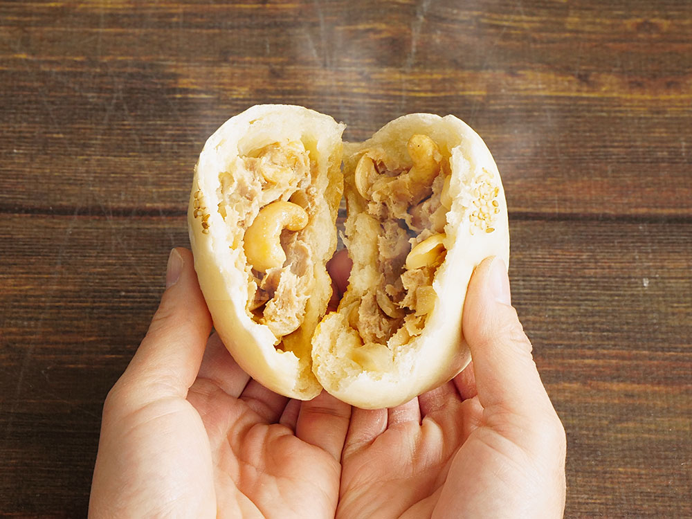 もちふわ生地と胡麻油の香ばしさがたまらない!はるゆたかブレンドプレミアム7で作る焼き肉まん(豚まん)