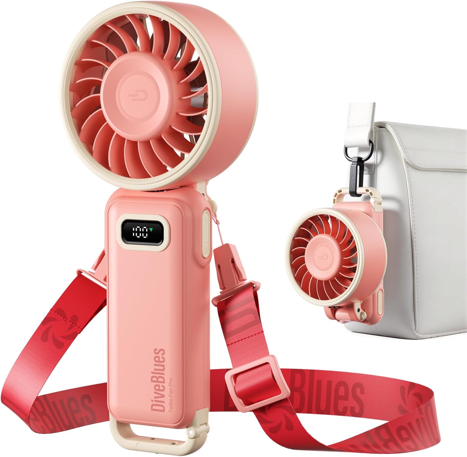 Diveblues Fanzy Fan 携帯扇風機 ハンディファン 扇風機 100段階風量