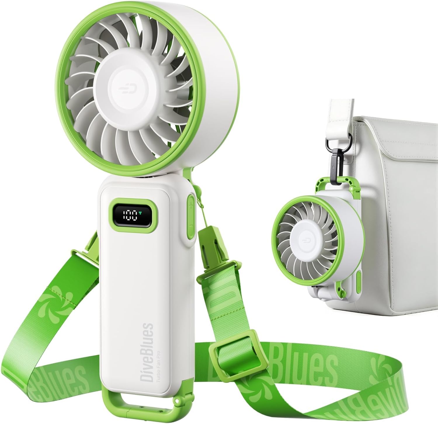 Diveblues Fanzy Fan 携帯扇風機 ハンディファン 扇風機 100段階風量