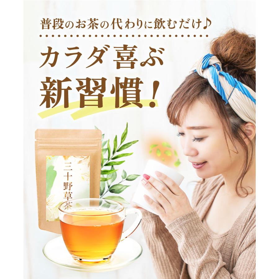 温活農園 野草茶【ブランド累計60万袋】三十野草茶 国産 ティーバッグ