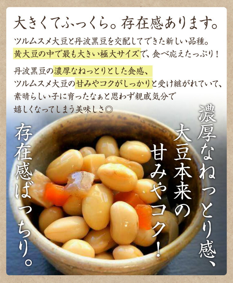 大きな取引たまふくら 「500g」北海道産 大豆 ※令和4年産は天候の影響により多少不揃いとなります。 令和4年産 茹でるだけでおいしい大豆 乾燥豆類 