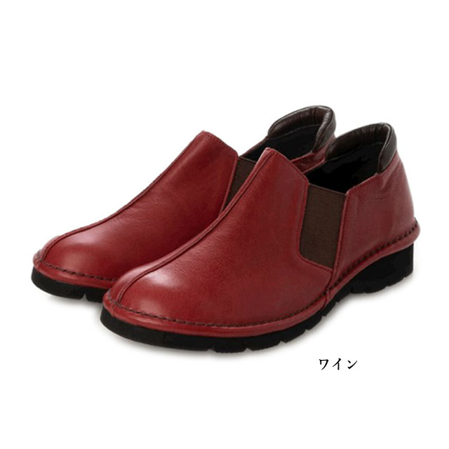 未使用箱付 レザースリッポン ハラコ エナメルレザー ワインレッド 05-3017-11.jpg