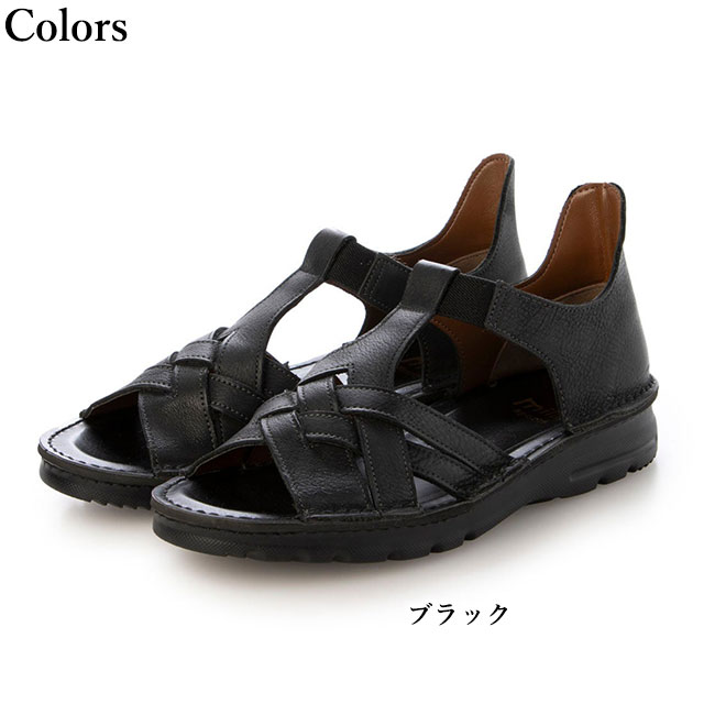 ミラスポーツ 靴 本革 日本製 サンダル milla sports EF7317 4E ASW