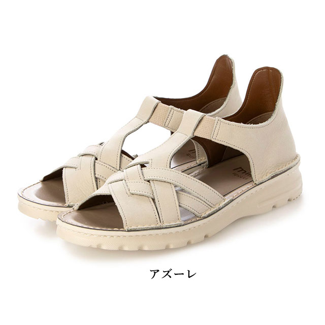 ミラスポーツ 靴 本革 日本製 サンダル milla sports EF7317 4E ASW