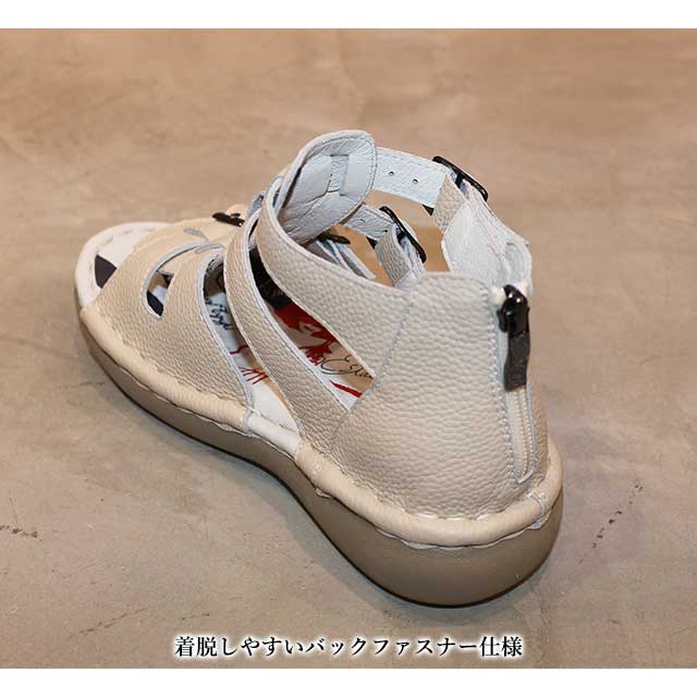 新品未使用！エスタシオンサンダルLLサイズ。幅広、履きやすい！ Estacion（エスタシオン） 本革 靴 サンダル MSE220 ブーツサンダル