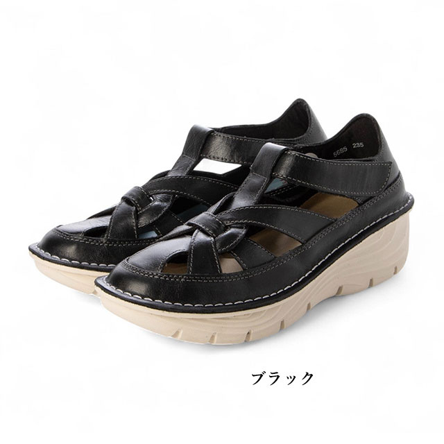 送料無料 ミラスポーツ 靴 本革 サンダル Milla sports PO56850 3E