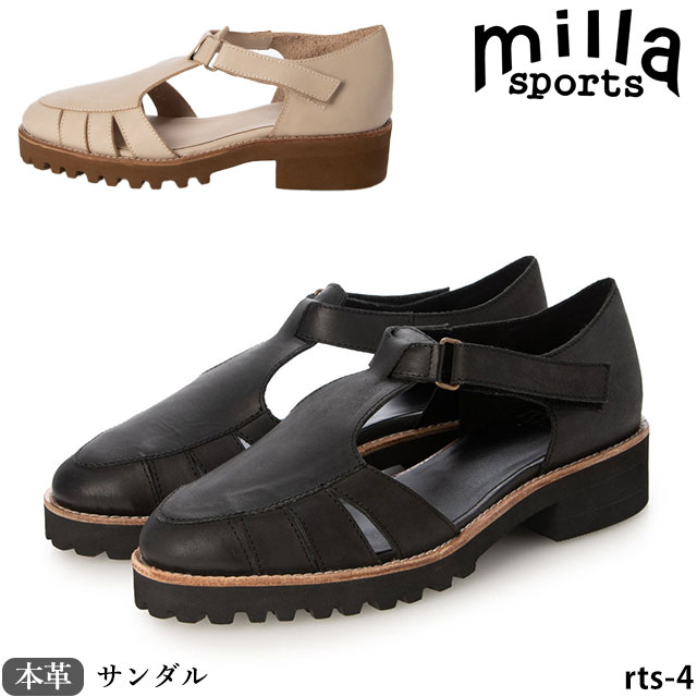 Milla Sports ミラスポーツ本革 靴 サンダル RTS-4 3E グルカサンダル