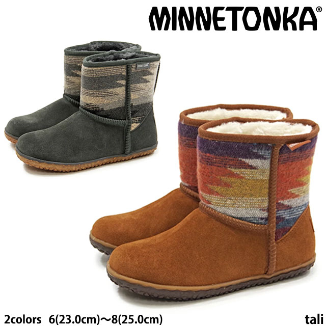 送料無料 MINNETONKA ミネトンカ 本革 ブーツ tali レザーブーツ