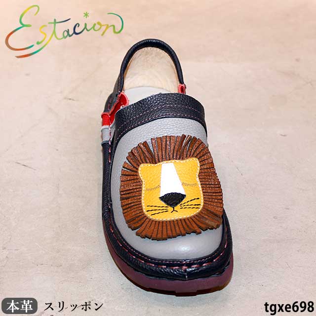 【未使用品】Estacion　エスタシオン　ベルトシューズ　リーフデザイン　М tgxe698-1.jpg
