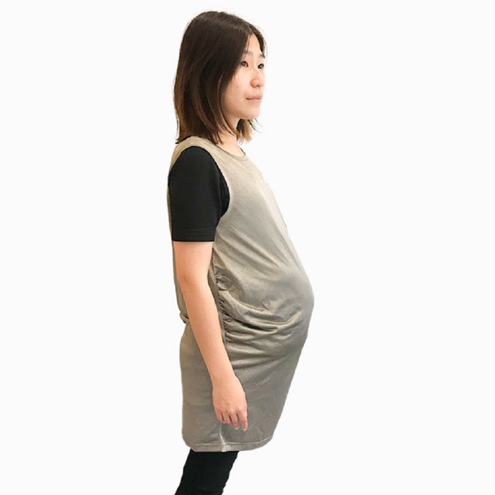 新品即決 Mamodenpa 電磁波シールドワンピース 銀繊維ファブリック 電磁波防止 電磁波対策 マタニティ ドレス Emc G106mop 高い素材 Iniciatupyme Cl