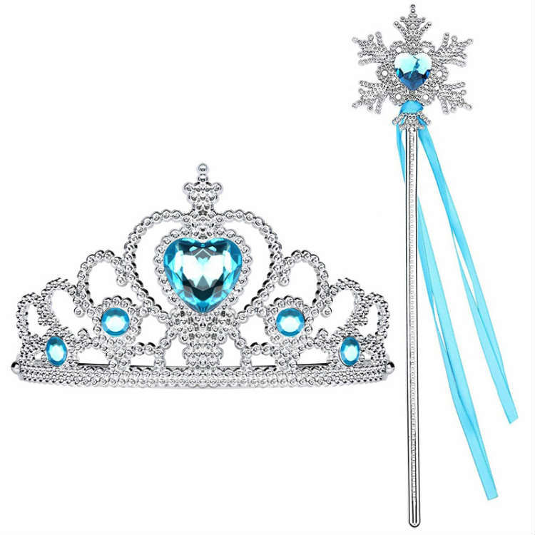 エルサ プリンセス ブルー アクセサリー set ティアラ