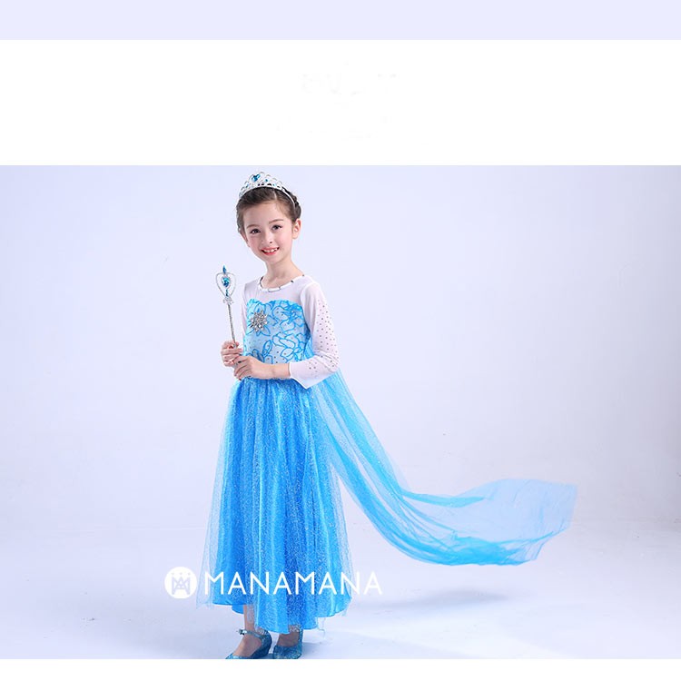エルサ ドレス 子供 用 アナと雪の女王 キッズ ハロウィン コスプレ