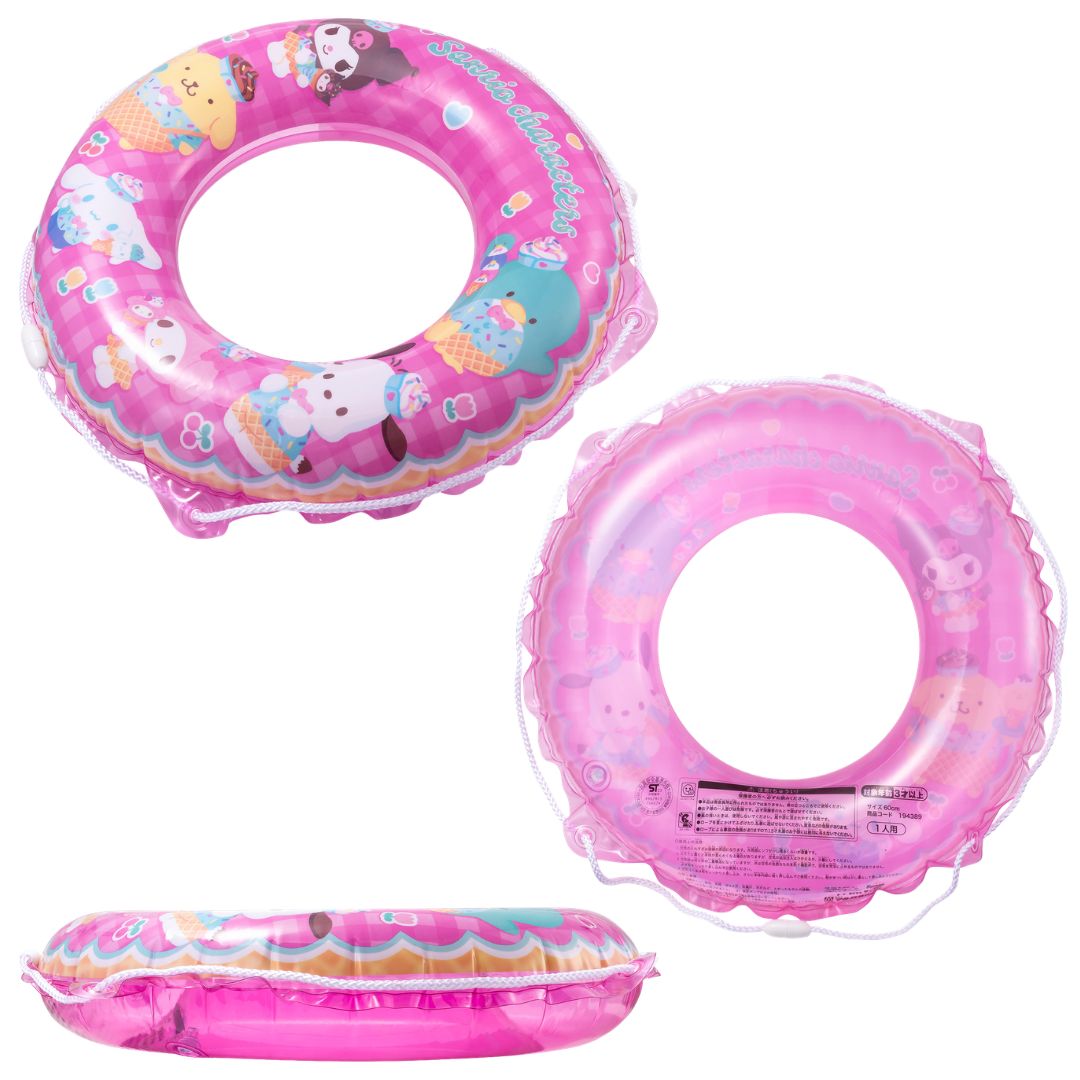 サンリオ キャラクターズ sanrio 60cm うきわ 浮き輪 ビーチフロート