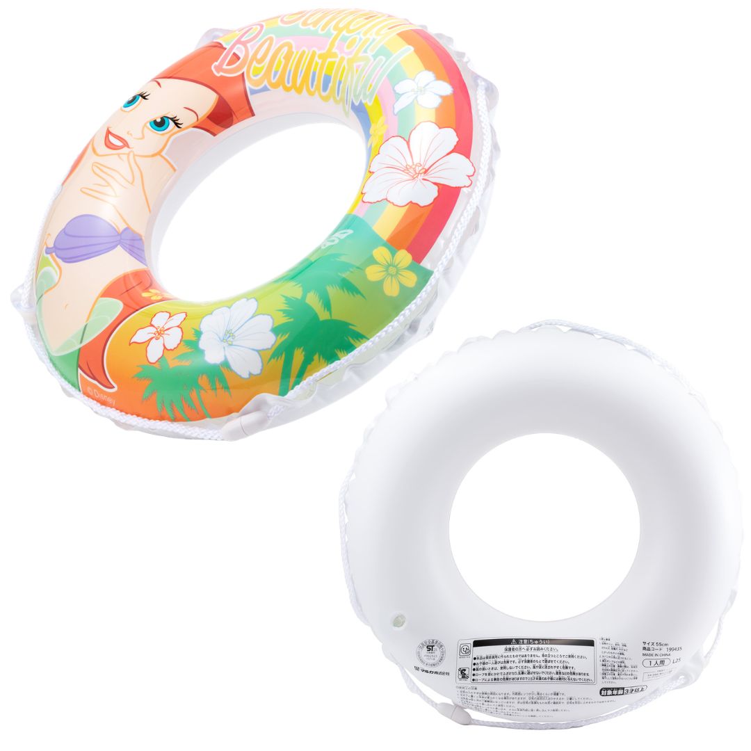 アリエル ディズニープリンセス 55cm うきわ 浮き輪 ビーチフロート