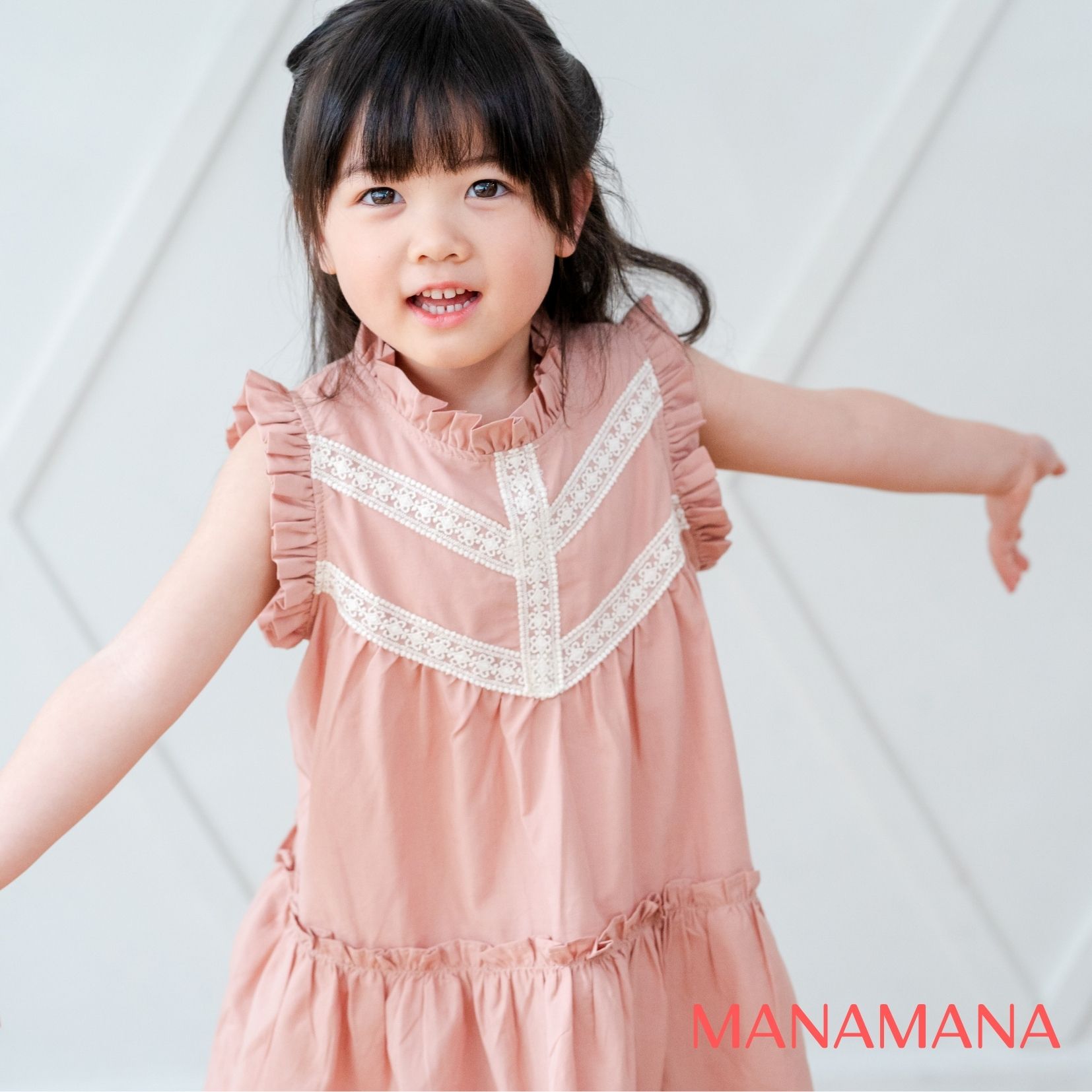ワンピース キッズ レース フリル シアーレース 子供 子ども 女の子