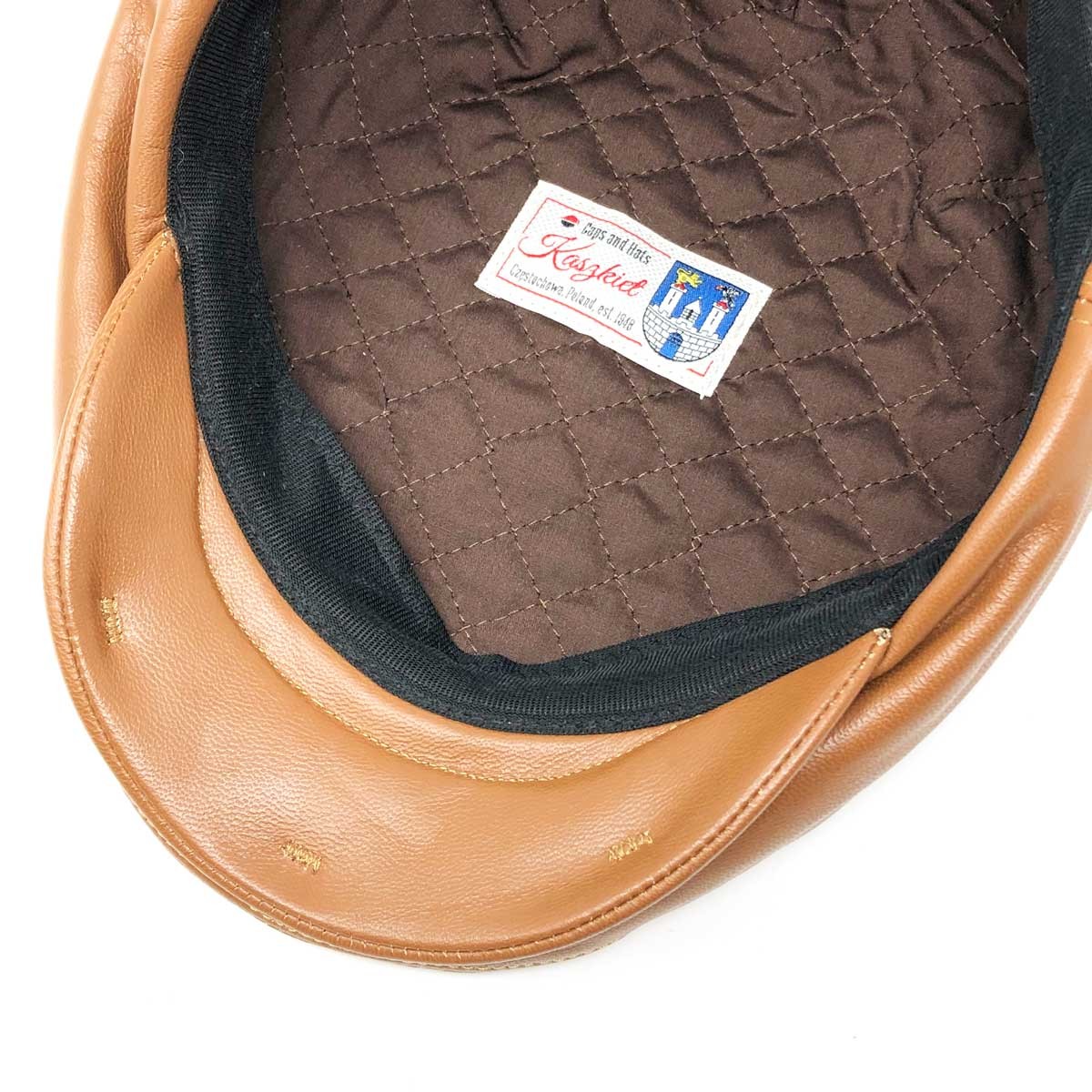 Kaszkiet カシュケット レザーハンチング キャメル Www Nlqp Com