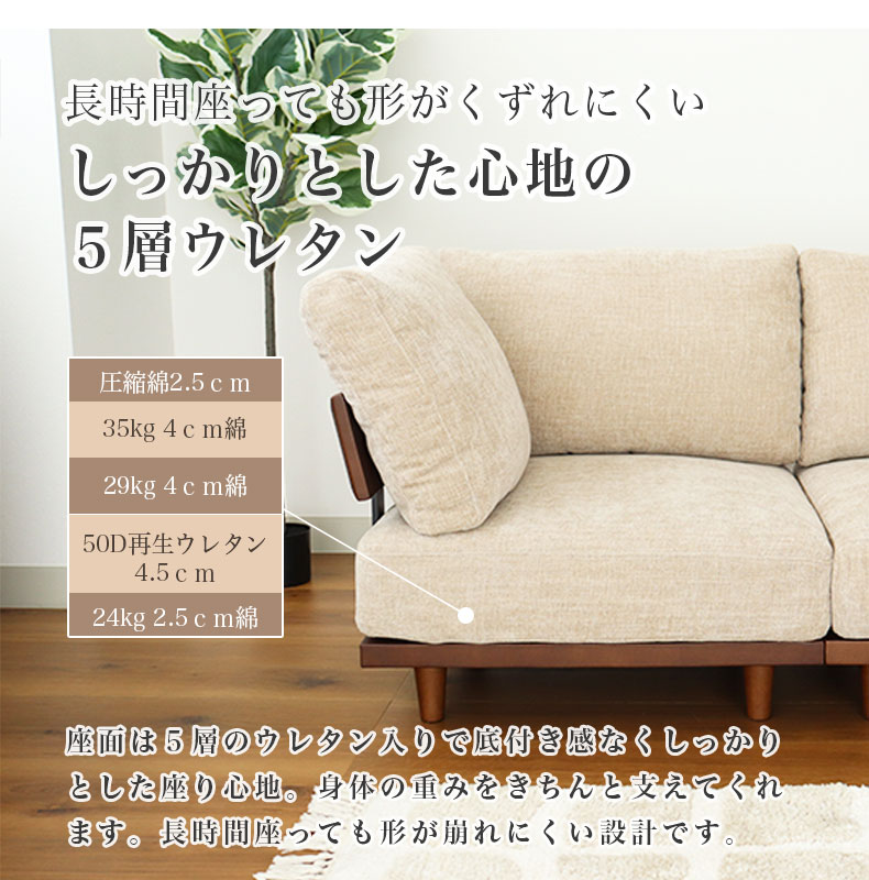 カウチソファ バリ2の機能