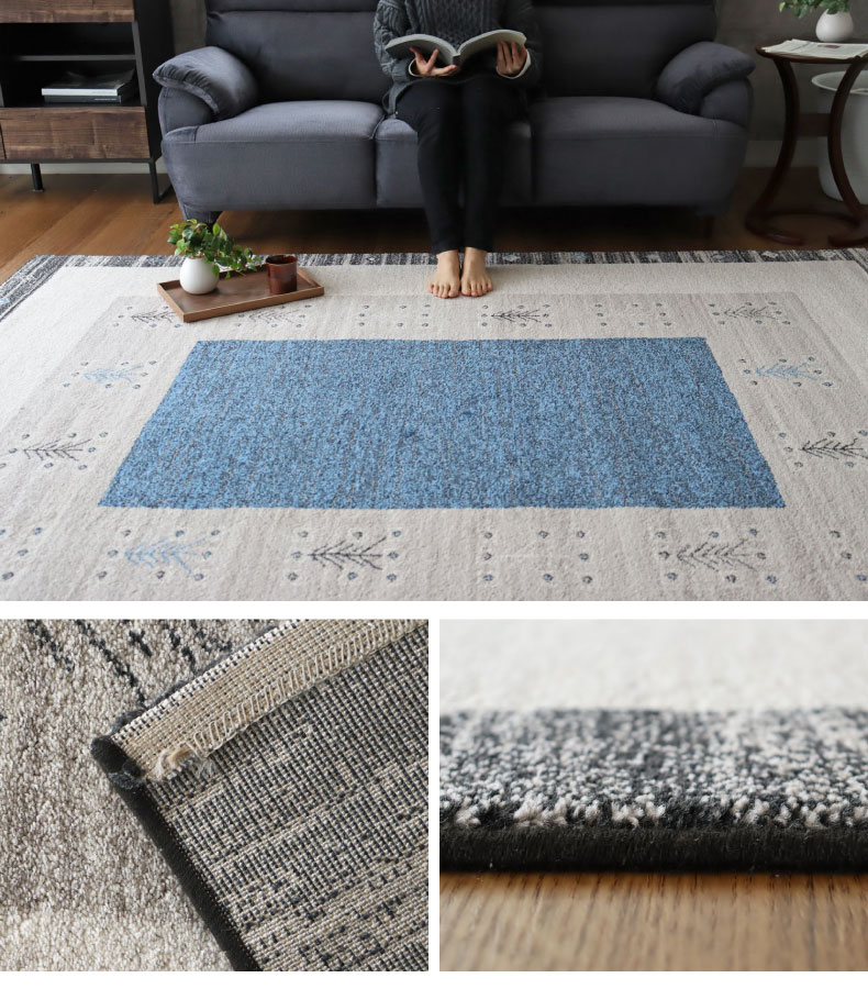 カーペット ラグ 2畳 200x200cm 正方形 高級 ウィルトン織 ウィルトン