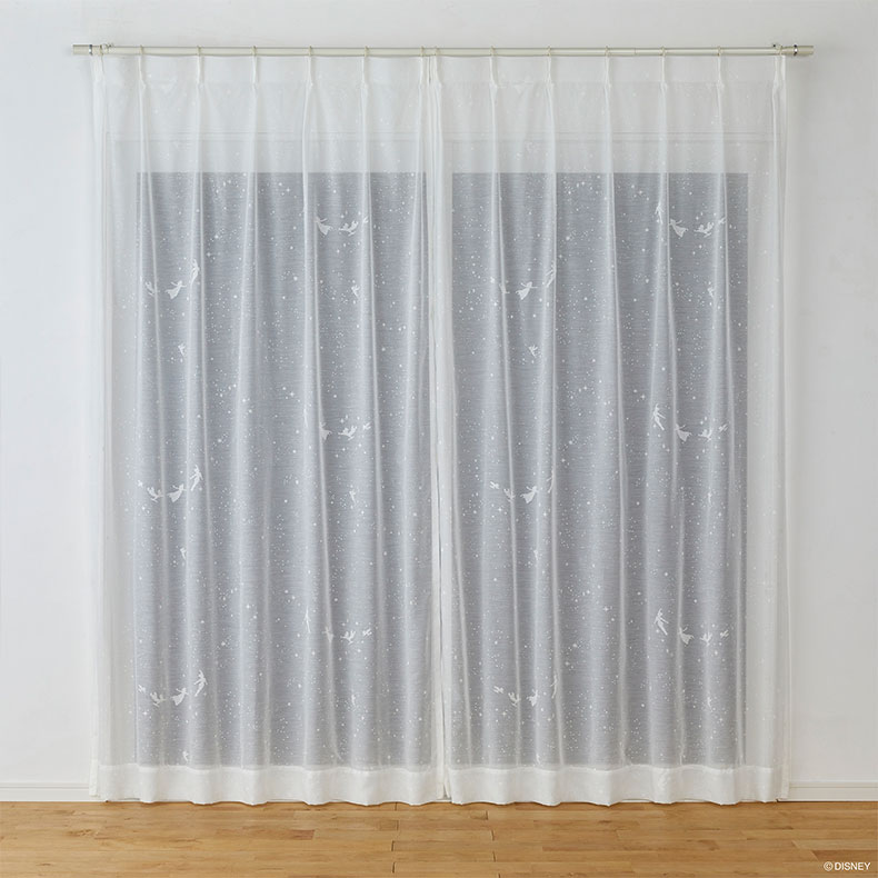 既製 既成 レース レイス カーテン 2枚セット 2枚入り 100x176cm