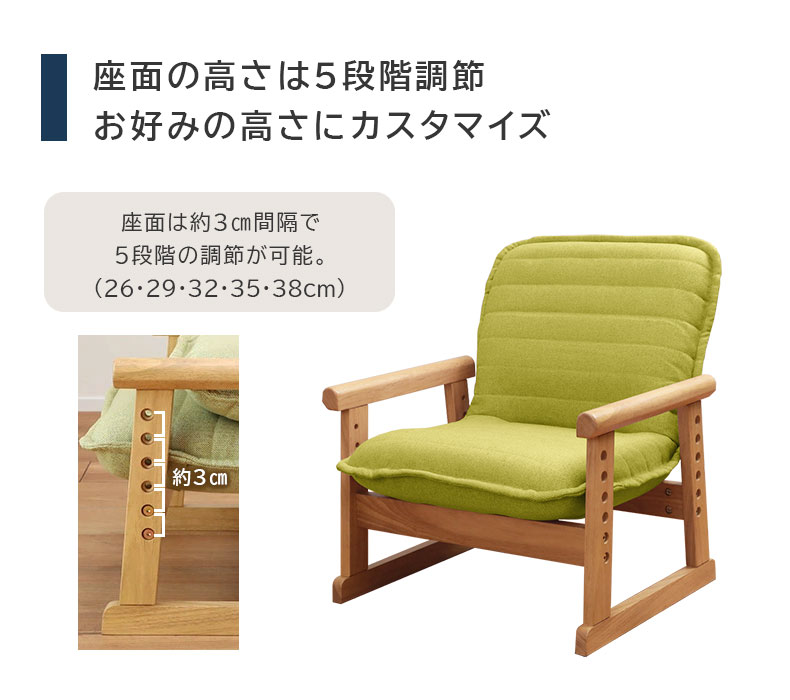座椅子 座いす 坐椅子 坐いす ザイス Mサイズ セレクトチェア : マナベ