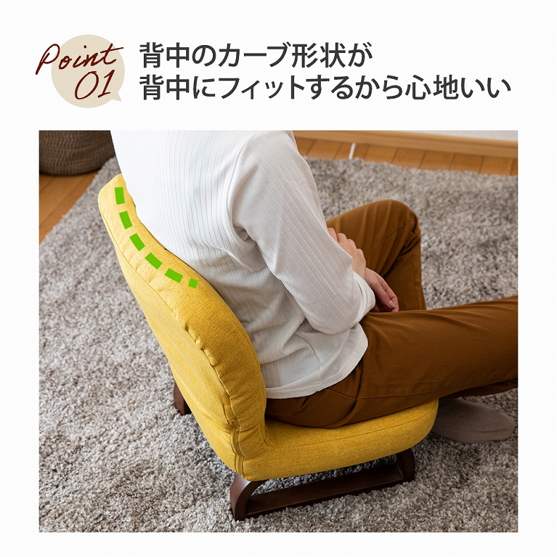 【通販限定】あぐら座椅子 ソルムの機能