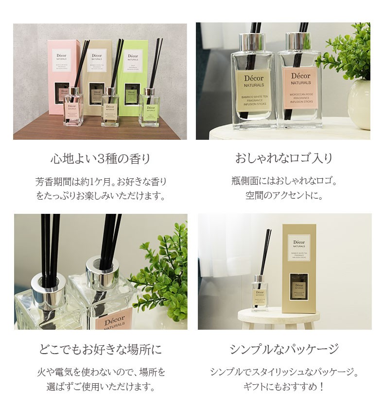 ルームフレグランス リードディフューザー 100ml 2本セット