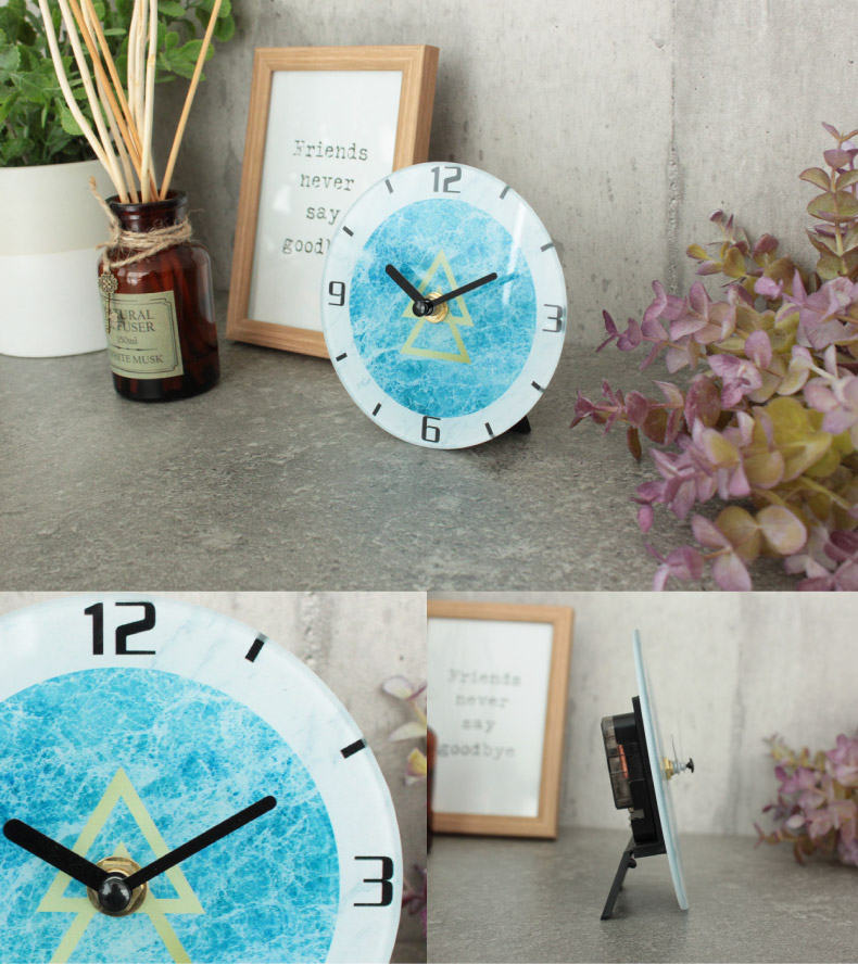 マナベインテリアハーツ 時計 とけい トケイ クロック ウオッチ ガラス