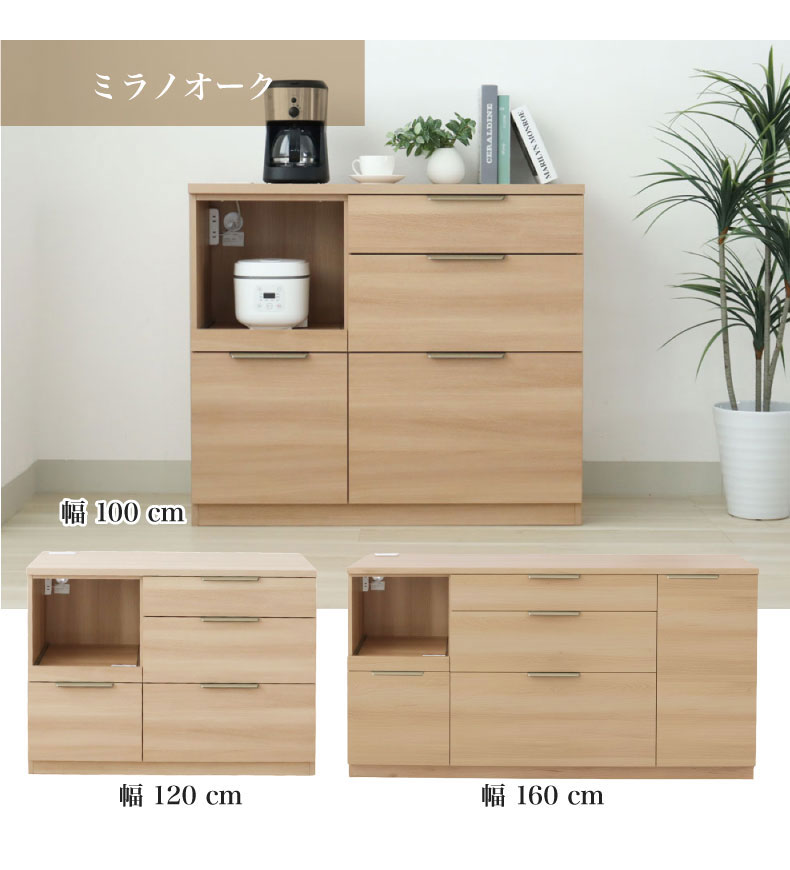 メラミンキッチンカウンター アラスコの機能