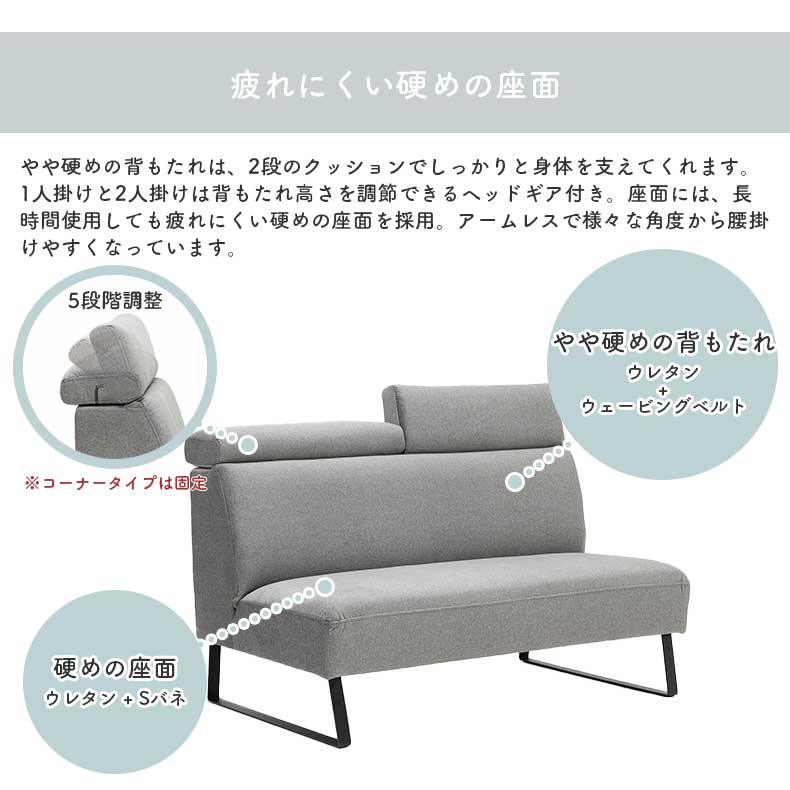 ダイニングベンチ ベンチ 長椅子 長いす LD 2Pソファ ルバート