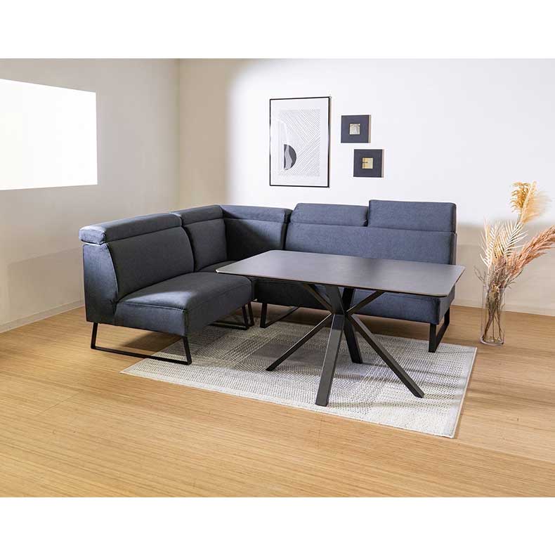 【未使用】NEIGHBORHOOD ソファ ベンチ2点セット ニトリ リビングダイニングセット4点セット(LC004 120 MB/右コーナー