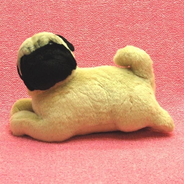 犬のぬいぐるみ パグ グッズ 雑貨 A-SHOW（栄商） 伏せ型 22cm 【お