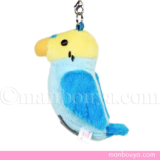 セキセイインコ ぬいぐるみ 小鳥 雑貨 携帯ストラップ A-SHOW