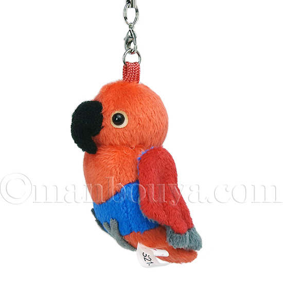 オオハナインコ ぬいぐるみ 小鳥 雑貨 携帯ストラップ A-SHOW