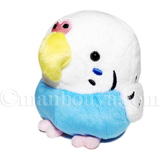 ホワイトインコ風ぬいぐるみ インコ グッズ ぬいぐるみ 雑貨 A-SHOW 栄商 ムニュマムM セキセイ