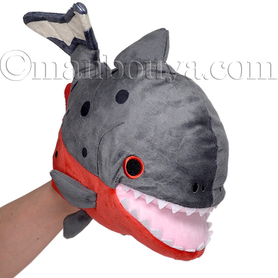 ピラニア ぬいぐるみ ハンドパペット 魚 A-SHOW 噛みっこ ナッテリー