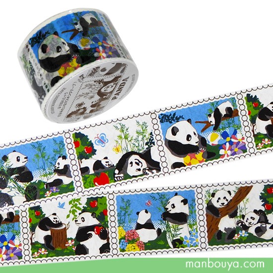 パンダ グッズ マスキングテープ 動物園 かなる アニマルフレンズ