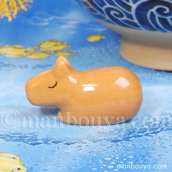 箸置き 動物 陶器 おもしろ 雑貨 アニマル カピバラ メール便発送可