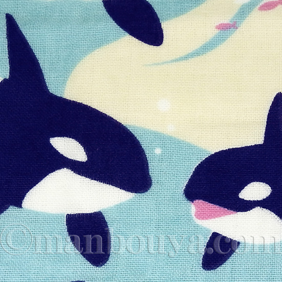 シャチ グッズ 雑貨 ガーゼタオル おしゃれ ハンカチ 水族館 お土産