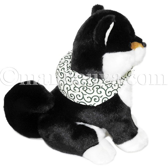 犬のぬいぐるみ 柴犬 キュート販売 CUTE 黒豆柴 座りL 30cm ブラック