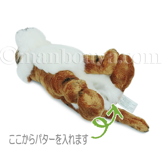 ゴルフクラブ パターカバー ピンタイプ ぬいぐるみ 動物 トラ