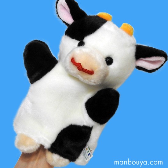 ぬいぐるみ ウシ ハンドパペット キュート販売 CUTE パペット