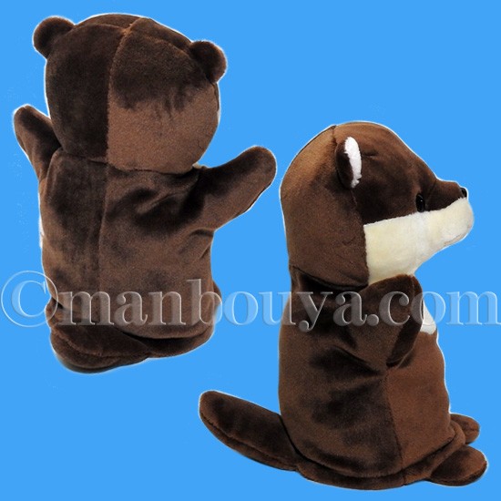 カワウソ ぬいぐるみ ハンドパペット キュート販売 CUTE 子供用 キッズ