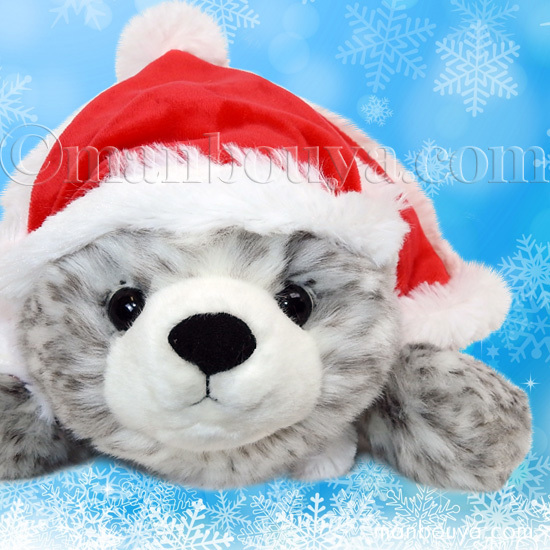 クリスマス アザラシのぬいぐるみ 水族館グッズ キュート販売