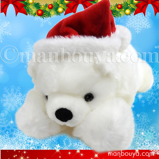 大きなクマのぬいぐるみと小さなぬいぐるみ クリスマスくまのぬいぐるみ しろくま くま ぬいぐるみ シロクマ クリスマス プレゼント キュート販売 CUTE